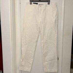 Ralph Lauren  Polo Golf Men's Tailored Stretch Twill Pant  White 36 x 32